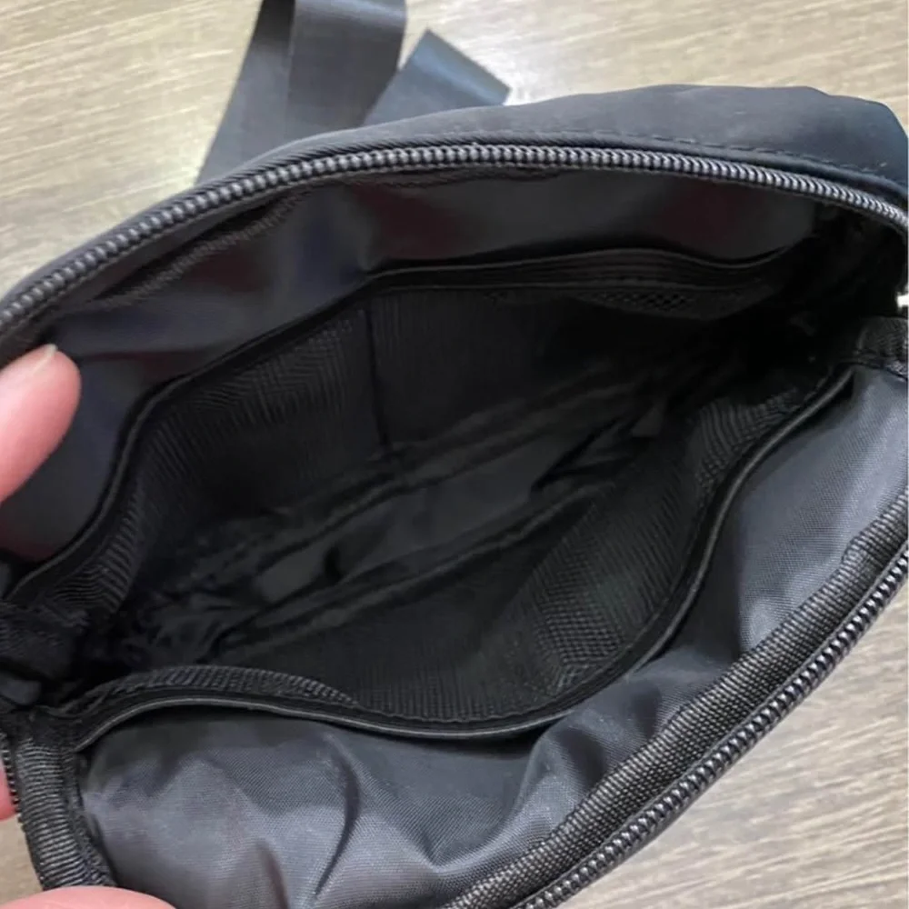 Flower Dude Black Waist Bag